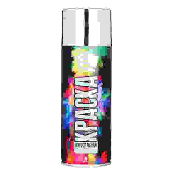 Краска аэрозоль 400мл, хром (9004/CS) ЕРМАК