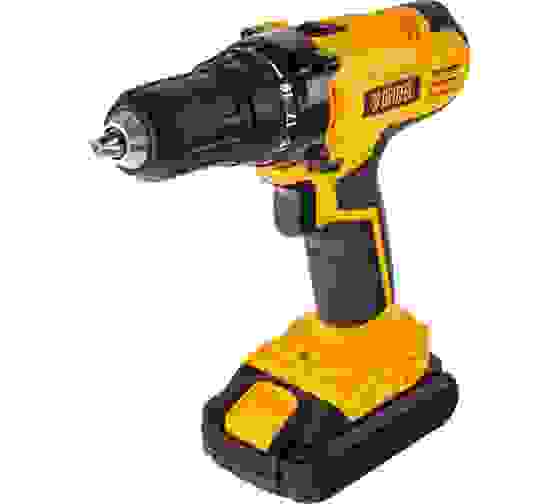 Дрель-шуруповерт акк. Denzel CDL-IB-18-02, Li-Ion, 18В, 2 акк.