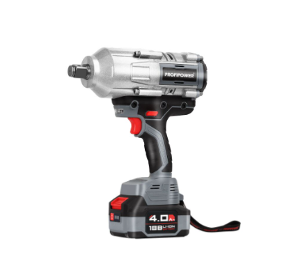 Гайковерт акк. ProfiPower ударный бесщет. T-2000N (Li-ion-1шт., 8.0Ач, 2000Нм)
