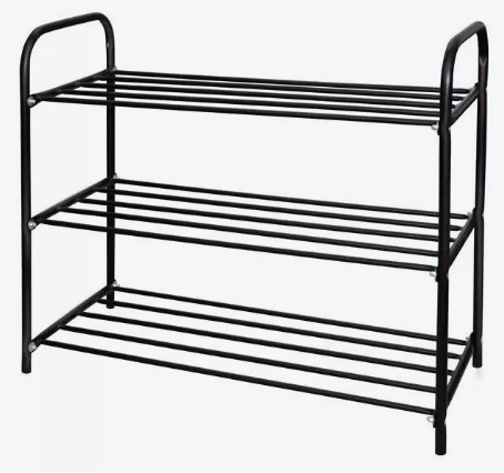 Этажерка Комфорт3 3 полки 590*330*800мм матовый серый Ника