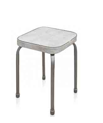 Табурет Фаворит3/Фабрик-3 светло-серый 320*320мм без об 4опоры Ника