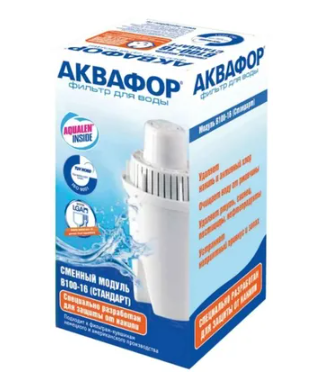 Модуль сменный/кассета фильтр. Аквафор В16, 1шт/уп (защита от накипи и хлора), ресурс 170л, 517335