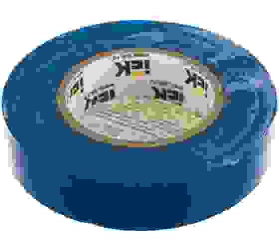 Изолента ПВХ 15х20м синяя IEK