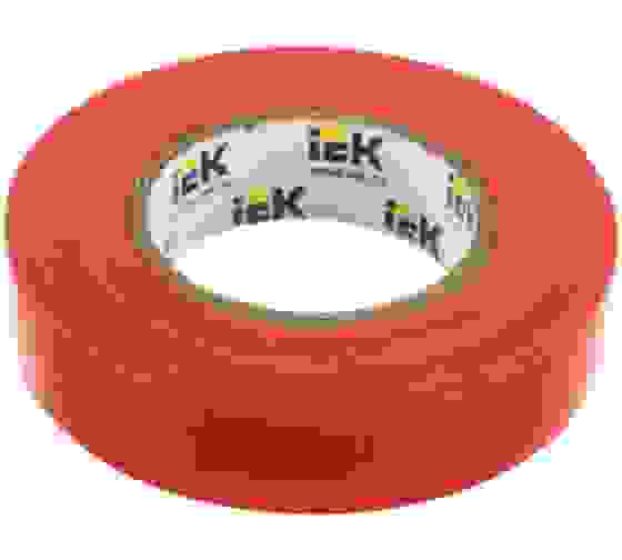 Изолента ПВХ 15х20м красная IEK
