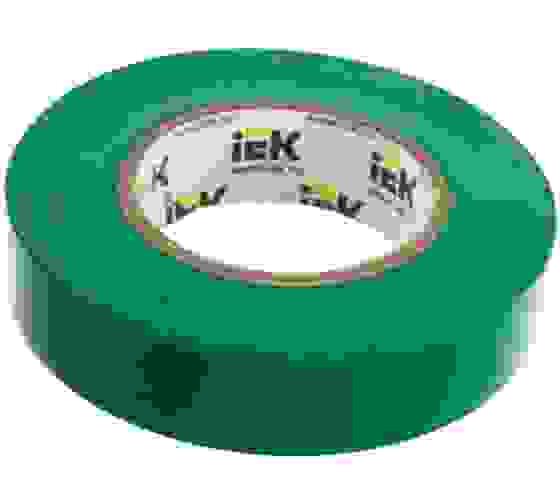 Изолента ПВХ 15х20м зеленая IEK