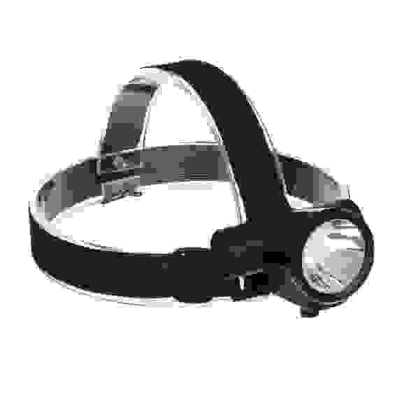 Фонарь налобный, 1 LED, 3 Вт, 7х8см, 2 режима, 1200мАч, USB кабель, пластик ЕРМАК