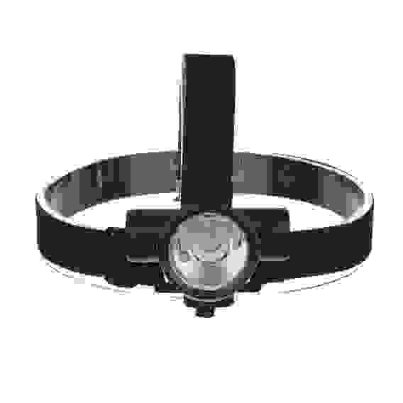 Фонарь налобный, 1 LED, 3 Вт, 7х8см, 2 режима, 1200мАч, USB кабель, пластик ЕРМАК