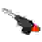 Горелка газ. с керамическим изолятором, пьезо, цанговый захват, широкое cопло; 17,5х4х6,2см ЕРМАК