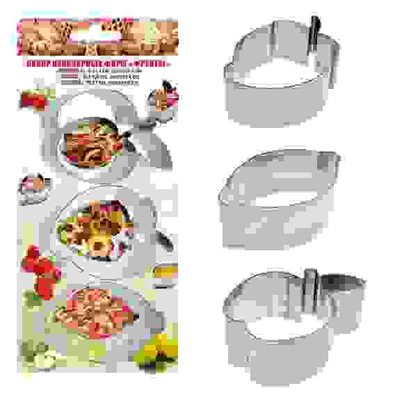 Набор кулинарных форм &quot;Фрукты&quot; 3 шт AN8-18