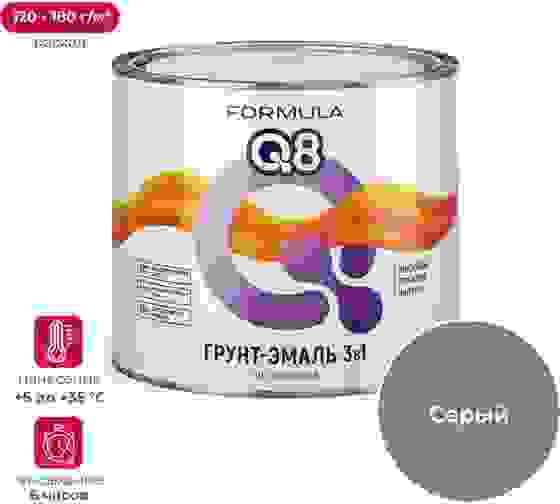 Грунт-эм ржав FORMULA Q8 1,9(1,8)кг серая