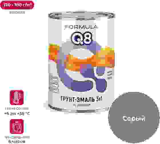 Грунт-эм ржав FORMULA Q8 0,9кг(0,8кг) серая