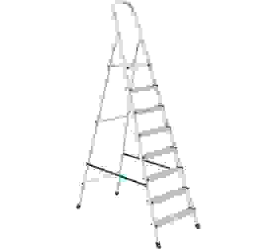 Стремянка 8 ступ., алюминиевая, Россия //Сибртех