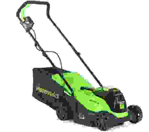 Газонокосилка акк. Greenworks GD24LM33K4 24V, 33 см, бесщеточная, с 1хАКБ 4Ач и ЗУ