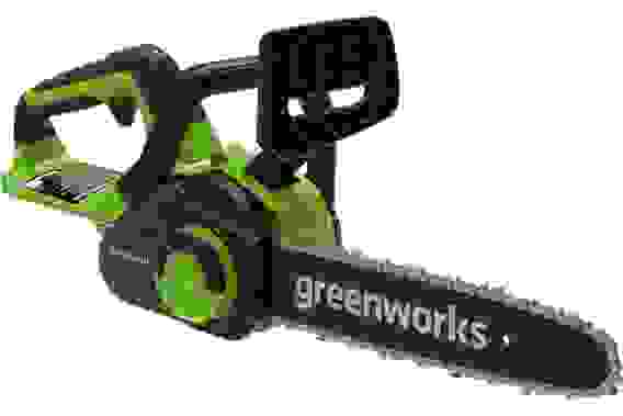 Пила цепная акк. GreenWorks G24CS25K4, 24V, 25см, c АКБ 4Ач и ЗУ