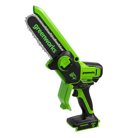 Пила цепная мини акк. Greenworks 24В 15см GD24CSMNX (без АКБ и ЗУ)