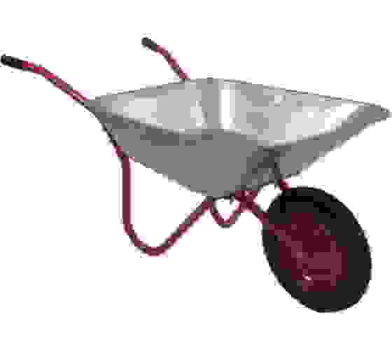 Тачка садовая одноколесная с пневматическим колесом TSUNAMI WB 121S (3.25-8)