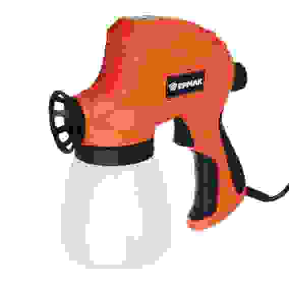 Краскораспылитель электр. ЭКР-110, 110 Вт, 0,8 Лт, 320 грамм/мин, 0,8мм, 30 din/сек ЕРМАК