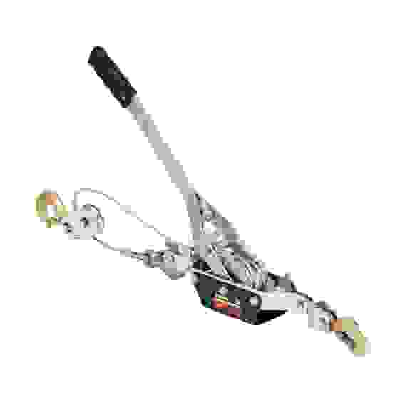 Лебедка ручная рычажная X-Pro 2т, 3 крюка ЕРМАК