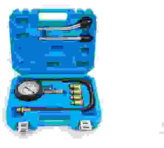 Компрессометр для бензиновых двигателей 8 предметов МАЯКАВТО в кейсе