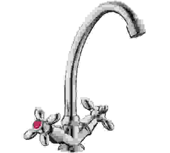 Смеситель для кухни 1/2 кер F4027 FRAP Крест овал