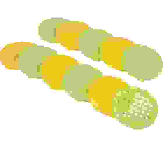 Набор крышек хозяйственных &quot;Хозяюшка&quot; (10шт+1 со сливом) (уп.20наб)