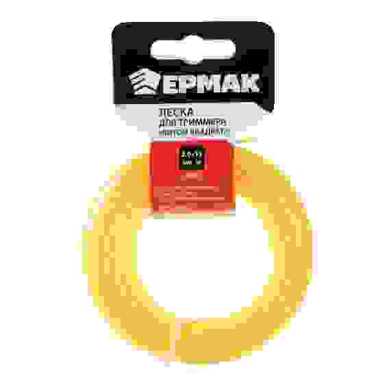 Леска для триммера сечение &quot;витой квадрат&quot; диаметр 2,0мм,длина 15м.(профи серия,нейлон 99%) ЕРМАК