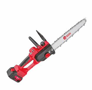 Пила цепная акк. EDON UNS-21/10BL мини (шина 25,5см, шаг 3/8\", 40зв,бесщет.) з/у, 2акк