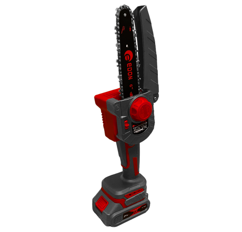 Пила цепная акк. EDON UNS-21/6BL мини (шина 15,2см, шаг 1/4\", 37зв, бесщет.) з/у, 2 акк.