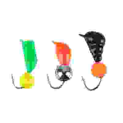 Набор свинцовых безносадочных мормышек Муравей, Столбик, Банан, вес 0,7г AZOR FISHING