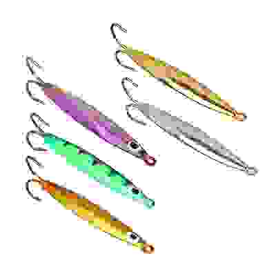 Блесна зимняя \"Радуга\" с двумя крючками, 5 видов AZOR FISHING