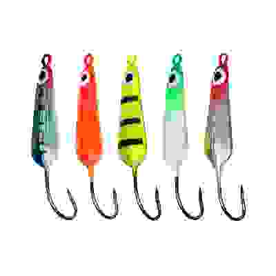 Блесна зимняя "Радуга" с одним крючком, 5 видов AZOR FISHING