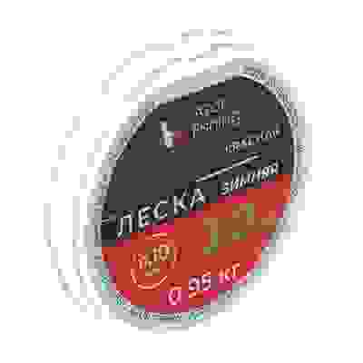 Леска зимняя, 30м, 0,10мм, 0,95кг, красная AZOR FISHING