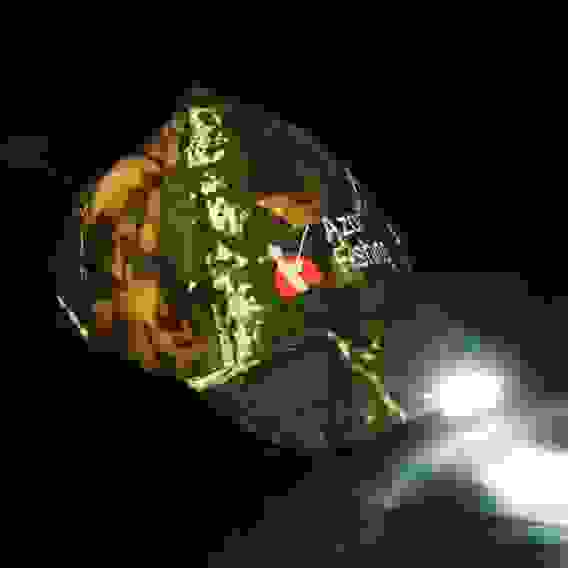 Кепка рыболова, с встроенным фонариком AZOR FISHING