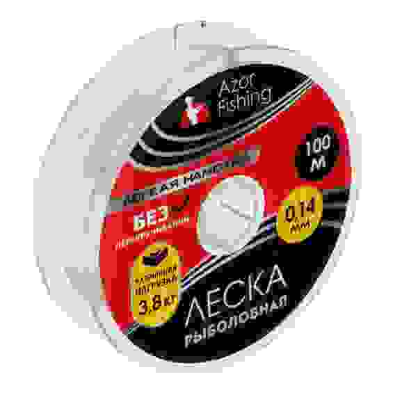 Леска "Легкая намотка", нейлон, 100м, 0,14мм, 2,8кг AZOR FISHING