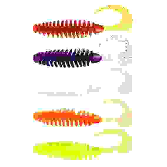 Приманка силиконовая "Турбо" р.5, 3шт, 5 цветов AZOR FISHING