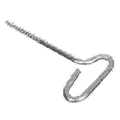 Ввёртыш для крепления зимней палатки, 8х17,5см, 78г, с колпачком, углеродистая сталь AZOR FISHING