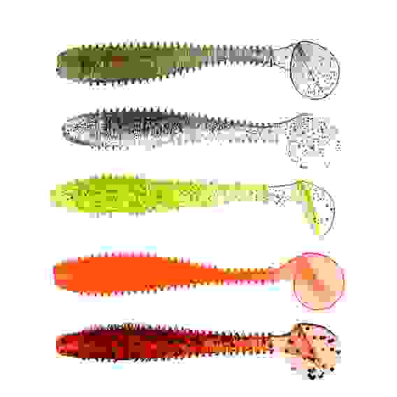 Приманка мягкая Виброхвост 3.0, силикон Премиум, 75 мм, 6 шт. в уп., микс цветов AZOR FISHING