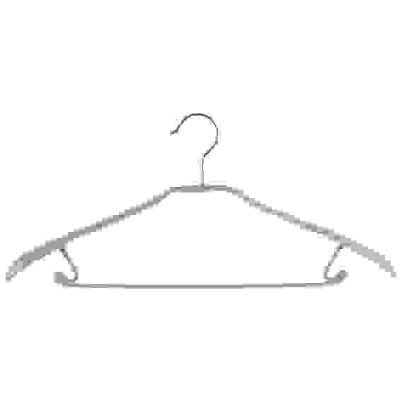 Вешалка металлическая с ПВХ покрытием, с перекладиной и крючками