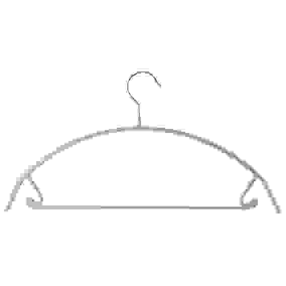Вешалка металлическая с ПВХ покрытием, с крючками, 41 см