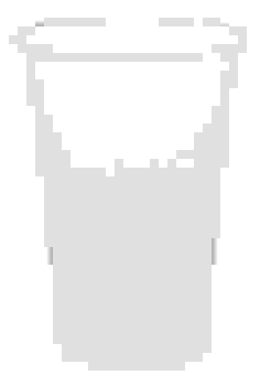 Стакан 200 мл. пластик. прозрачный Эконом PP (цена за упак.10шт.)