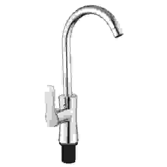 Смеситель для кухни, поворотный излив 25см, керам. картридж 35мм, хром, SK01-R141 СоюзКран