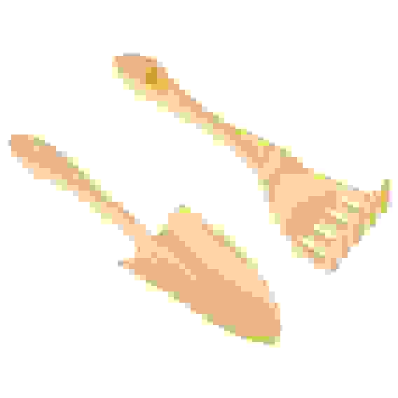 Набор садовых инструментов InGreen for Green Republic грабельки и лопатка для пересадки голубой жасм