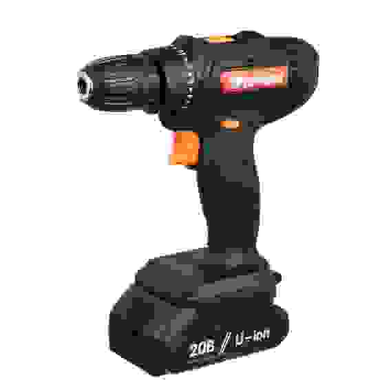 Дрель-шуруповерт аккум. 20в 0-400-1400 об/мин, 1,5 Li-on (1), 35н*м, 2 скорости, Практик ЕРМАК