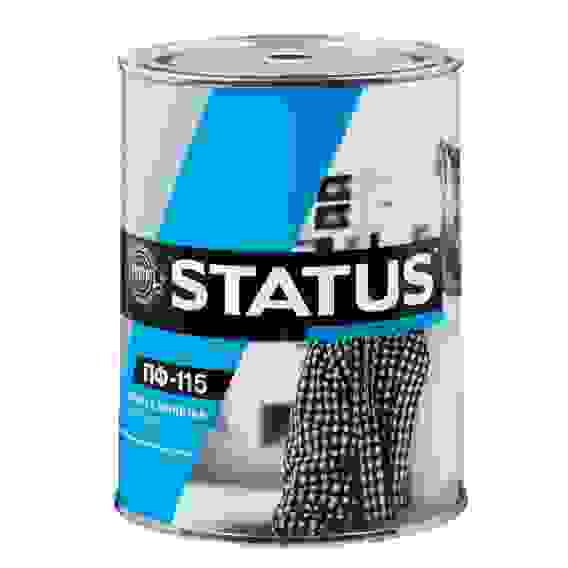 Эмаль ПФ-115 Черная 0,8кг (для металлических, деревянных, бетонных поверхностей)