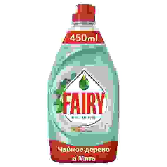 Средство для мытья посуды FAIRY Нежные ручки Чайное дерево и мята 450 мл 1984698