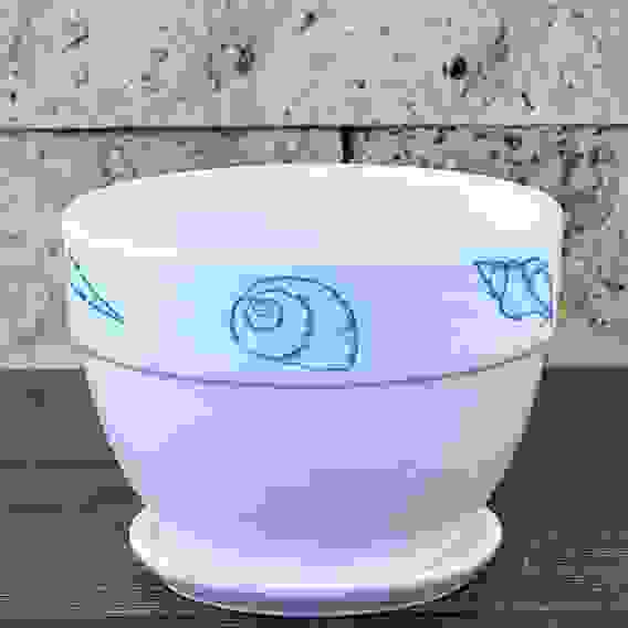 Горшок Овал борт ракушки 12см с под. Сады Аурики