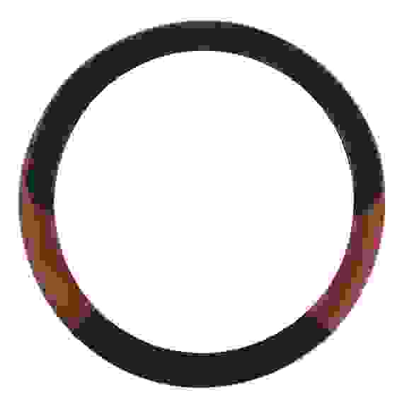 Оплетка руля, серия Basic, экокожа, размер M, черно-коричневая NG