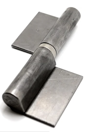 Петля гаражная на площадке 140х20х29 правая