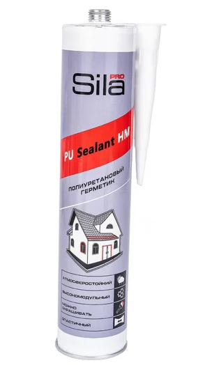 Герметик полиур. 280мл высокомодиф SILA PRO PU Sealant HM Grey (серый)