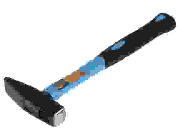 Молоток слесарный 500г, квадратный боек, фибергласовая обрезиненная рукоятка// Gross